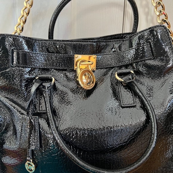 Michael Kors Patent Leather Hamilton large - Picture 2 of 14